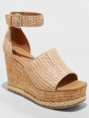 Universal Thread Julianna Cork Platform Wedge sandals